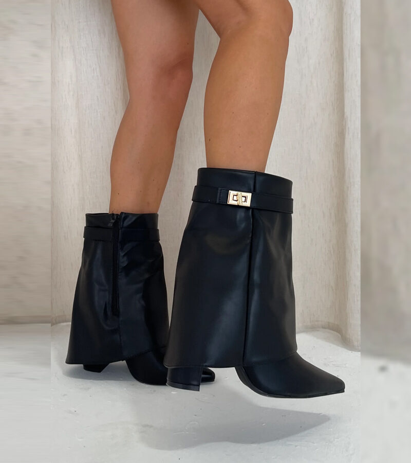 luciene-faux-leather-lock-detail-short-fold-over-boots-